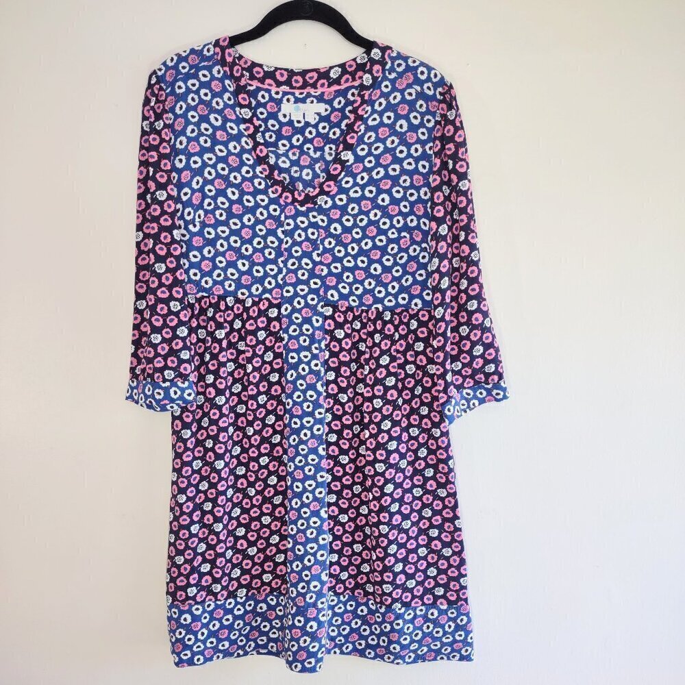 Boden Azalea Bud Floral Dress Size 4 Boho Resort Chic Garden Cottage